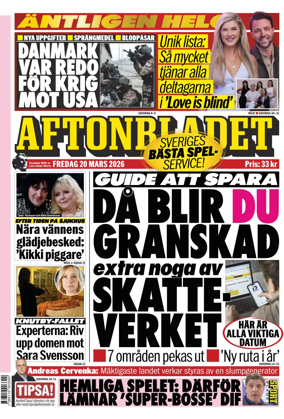 Cover of Aftonbladet