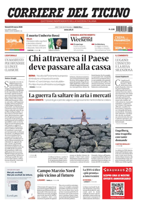 Cover of Corriere del Ticino