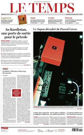 Cover of Le Temps