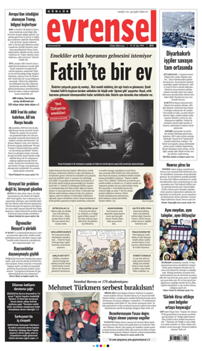 Cover of Evrensel Gazetesi