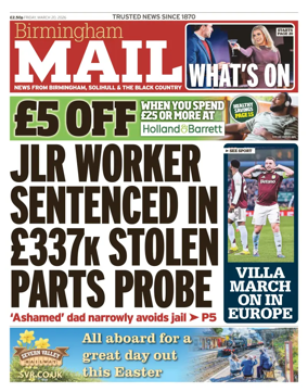 Cover of Birmingham Mail