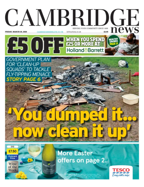 Cover of Cambridge News