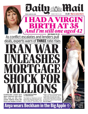 Cover of Daily Mail