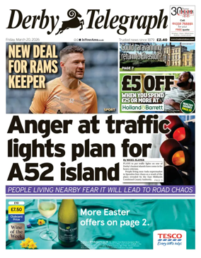 Cover of Derby Telegraph