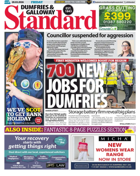 Cover of Dumfries & Galloway Standard