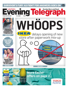 Cover of Evening Telegraph (First Edition)
