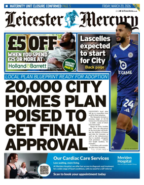 Cover of Leicester Mercury