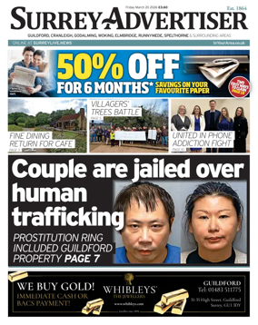Cover of Surrey Advertiser