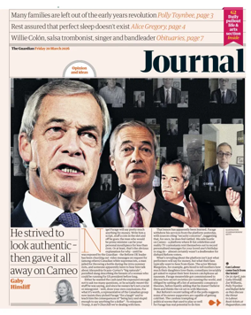 Cover of The Guardian e-paper Journal