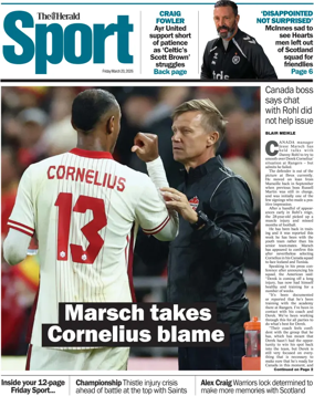 Cover of Herald Sport