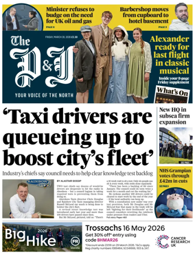 Cover of The Press and Journal (Aberdeen and Aberdeenshire)