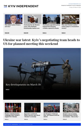Cover of The Kyiv Independent