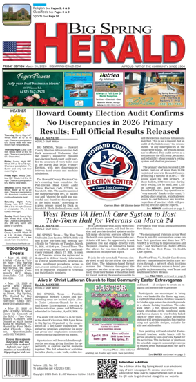Cover of Big Spring Herald