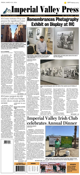 Cover of Imperial Valley Press