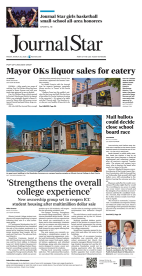 Cover of Journal Star (Peoria)