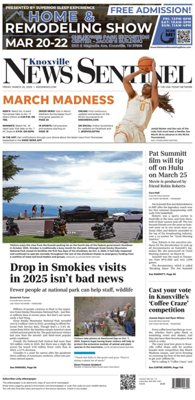 Cover of Knoxville News Sentinel