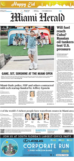 Cover of Miami Herald