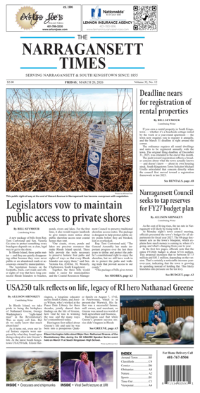Cover of Narragansett Times