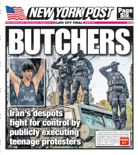 Cover of New York Post