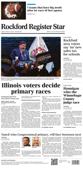 Cover of Rockford Register Star