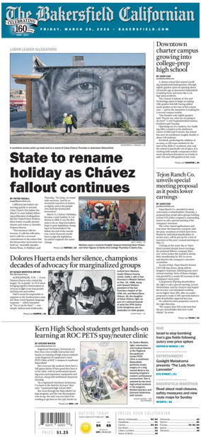 Cover of The Bakersfield Californian
