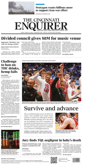 Cover of The Cincinnati Enquirer