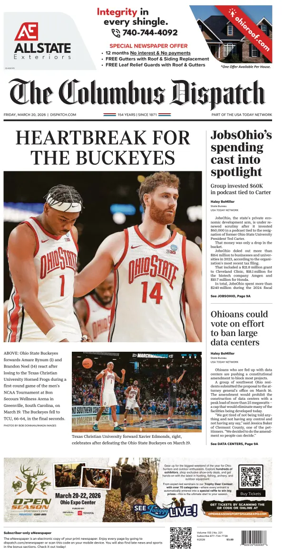 Cover of The Columbus Dispatch
