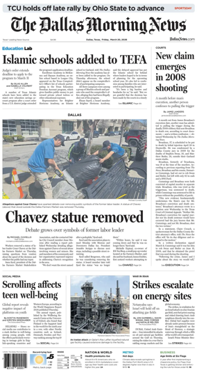 Cover of The Dallas Morning News
