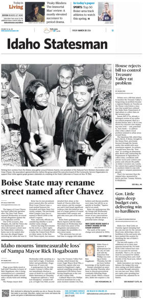 Cover of The Idaho Statesman