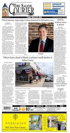 Cover of The Saline Courier