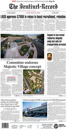 Cover of The Sentinel-Record