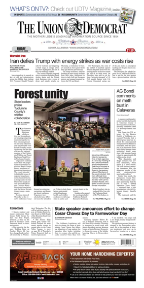 Cover of The Union Democrat