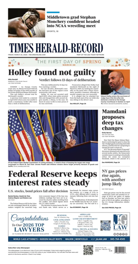 Cover of Times Herald-Record