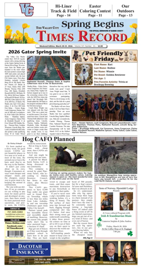 Cover of Valley City Times-Record