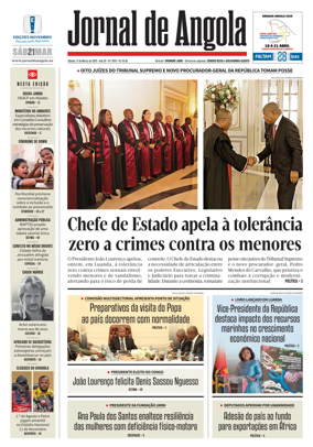 Cover of Jornal de Angola