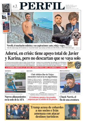 Cover of Perfil (Sabado)