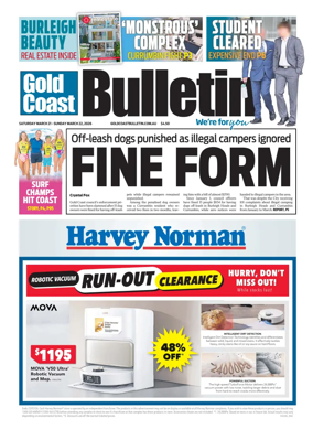 Cover of The Gold Coast Bulletin