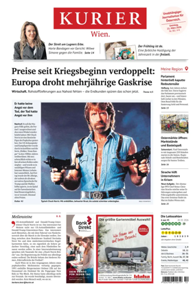 Cover of Kurier (Samstag)