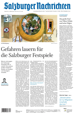 Cover of Salzburger Nachrichten