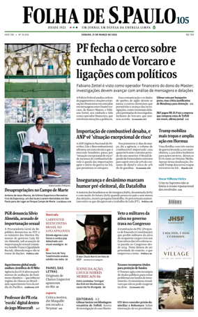Cover of Folha de S.Paulo