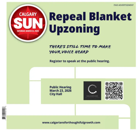 Cover of Calgary Sun