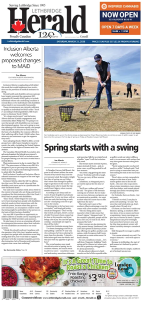 Cover of Lethbridge Herald