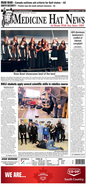 Cover of Medicine Hat News