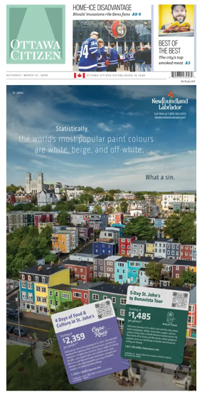 Cover of Ottawa Citizen