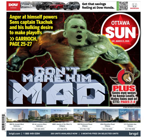 Cover of Ottawa Sun