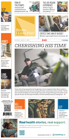 Cover of Regina Leader-Post