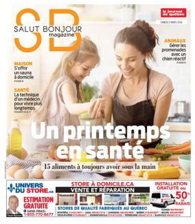 Cover of Le Journal de Quebec - Salut Bonjour Magazine