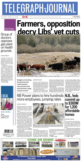 Cover of Telegraph-Journal