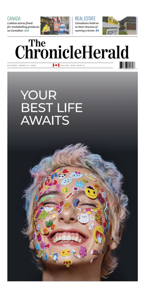 Cover of The Chronicle Herald (Provincial)