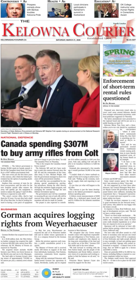 Cover of The Daily Courier